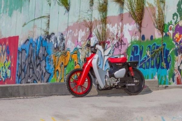 <br />
			Кастом Honda Super Cub в стиле велосипеда BMX (23 фото)