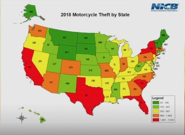
<p>											С 2016 года снижается количество угонов мототехники в США<br />
			