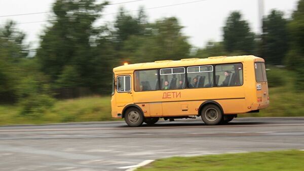 <br />
Автобус с детьми попал в ДТП на Камчатке<br />
